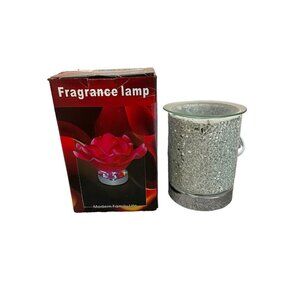 New Modern Family Life Fragrance Lamp Silver Mirrored ED-364